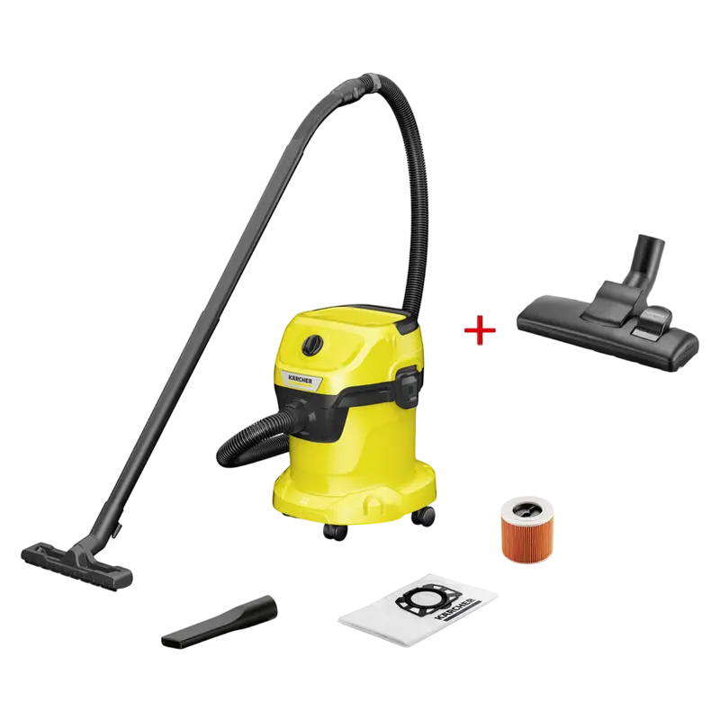 Electrocasnice - Aspirator Karcher WD 3 V-15/6/20 + Perie DN35 (Set)