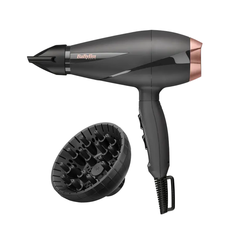 Uscător de păr BaByliss Smooth Pro 6709DE, 2100 W, Negru [6]