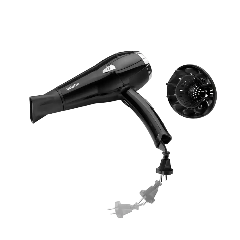 Uscător de păr BaByliss D374DE, 2000W, Negru [3]