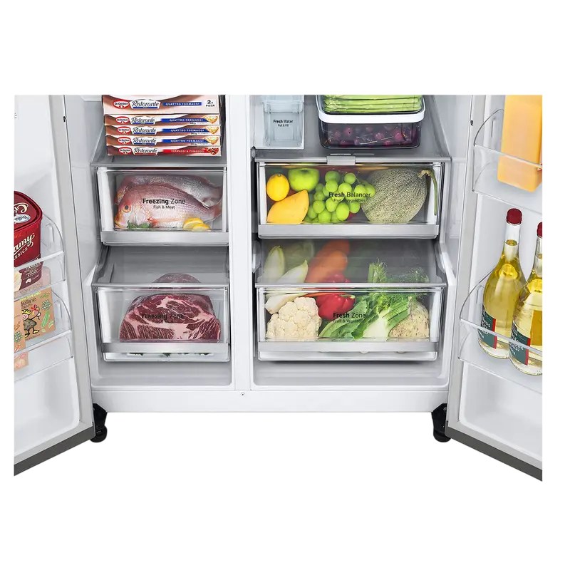 Frigider LG GSXV91MBAE, Argintiu [3]