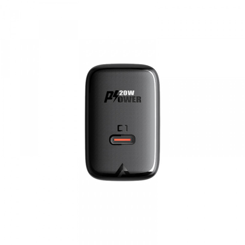 Încărcător Rapid A1 PD20W USB-C (Negru) – Putere și Siguranță în Fiecare Încărcare [1]
