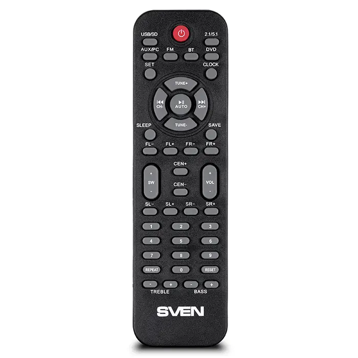 Sistem audio 5.1 SVEN HT-201, 80W RMS, Bluetooth, Radio FM, USB/SD, Negru [2]