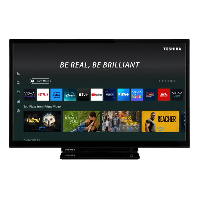 Televizoare si Proiectoare - LED SMART TV Toshiba 24WV3563DG 24" HD VIDAA U9 Чёрный