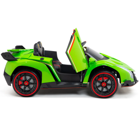 Электромобиль LAMBORGHINI VENENO 12V7Ah, мотор 12V390×4, колёса EVA [3]