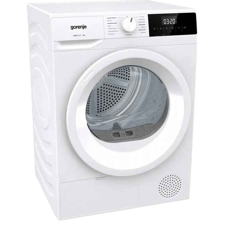 Uscător de rufe Gorenje DHNE82, 8kg, Alb [1]