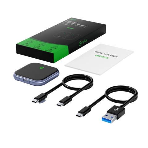 Adaptor Wireless CarPlay & Android Auto Streamline, Negru [2]