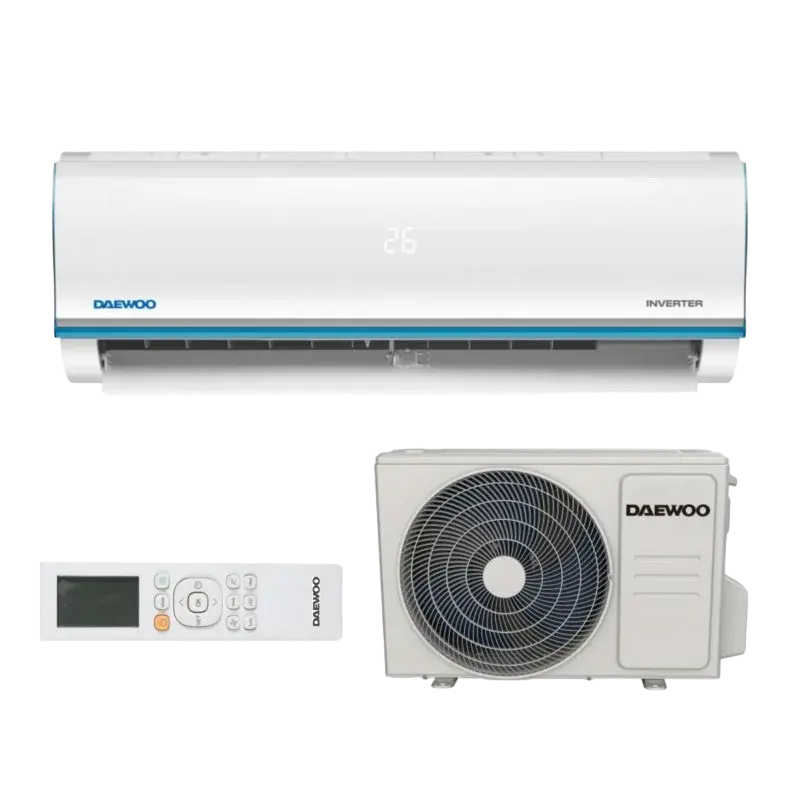 Aparate de aer condiționat - Aer condiționat Daewoo SAF12M1WR30 12.000 BTU, Inverter, Wi-Fi, A+++, Filtru antibacterian – confort inteligent pentru camere de până la 35 m²