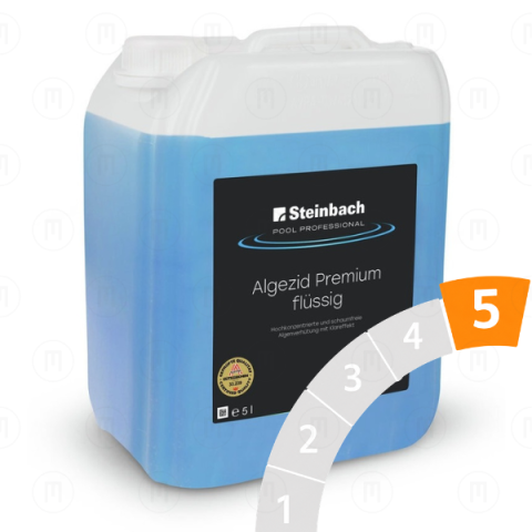 Sport și Agrement - Algicid lichid 18% Steinbach Premium (5 L) – Soluție concentrată anti-alge
