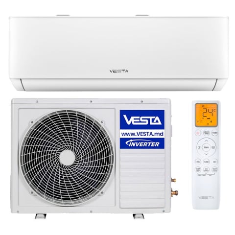Aparate de aer condiționat - Aparat de aer condiționat Advanced Inverter Seria PREMIUM, R32, A+++, Gentle Breeze, 4D Airflow, Ionizator & Sterilizare UVC, Încălzire unitate externă (-25°C), Wi-Fi Inclus