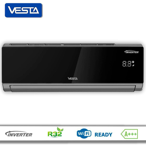 Aparat de aer condiționat Inverter Seria SMART Black, R32, A+++, -20°C, Wi-Fi Ready, Negru [1]