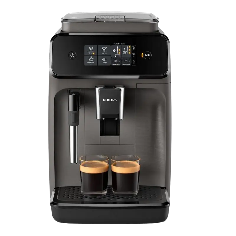 Aparate de cafea - Aparat de cafea automat Philips EP1224/00 Gri – Cafea perfectă la tine acasă