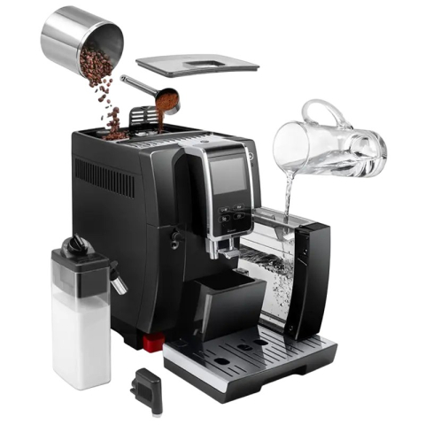 Aparat de cafea DeLonghi ECAM370.85.B, Negru [4]