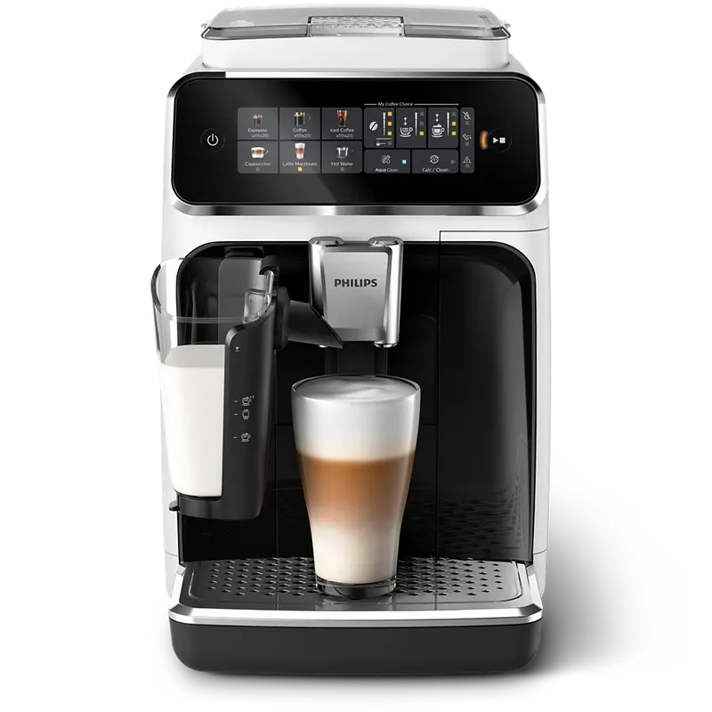 Electrocasnice - Aparat de cafea Philips EP3343/50, Alb | Negru