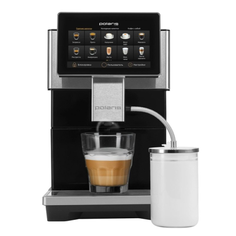 Aparate de cafea - Aparat de cafea Polaris PACM 2081AC, Negru