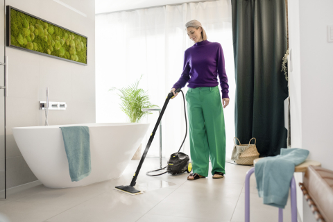 Пароочиститель Kärcher SC 3 EasyFix Go!Further – Специальное чёрное издание с глубокой гигиеной за 30 секунд + эко-салфетки Re!Fibe! [2]