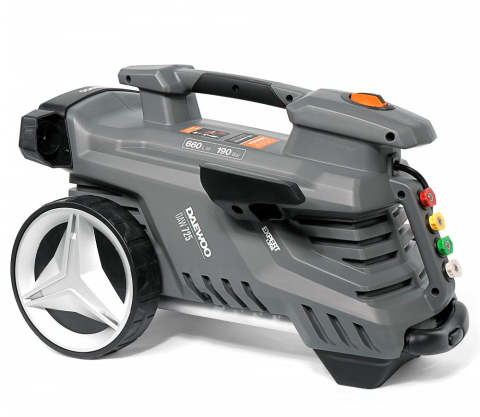 Aparat de spălat cu presiune DAEWOO DAW 725 (3100W, 190 bar, 660 l/h, Motor Brushless, Pompă din aluminiu, Manometru, Furtun 10 m) [5]