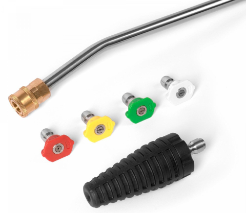 Aparat de spălat cu presiune DAEWOO DAW 725 (3100W, 190 bar, 660 l/h, Motor Brushless, Pompă din aluminiu, Manometru, Furtun 10 m) [8]