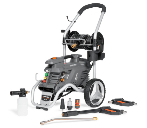 Aparat de spălat cu presiune DAEWOO DAW 775 (3100W, 190 bar, 660 l/h, Motor Brushless, Pompă din aluminiu, Tambur cu furtun 12 m) [1]