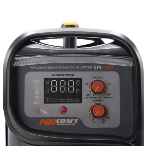 Aparat de sudură semiautomat Procraft Industrial SPI380 – Putere versatilă MIG/MAG + MMA până la 180 A, pentru lucrări profesionale! [3]