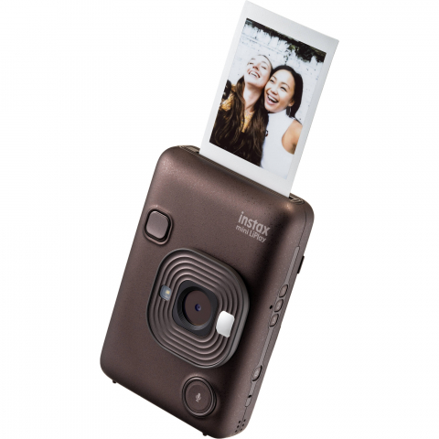 Aparat Foto Instant Fujifilm Instax Mini LiPlay Deep Bronze – Instantanee Digitale și Printare Rapidă [0]