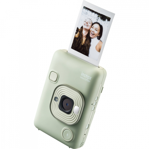 Aparat Foto Instant Fujifilm Instax Mini LiPlay Matcha Green – Captură Instantanee Digitală și Imprimare Creativă [0]