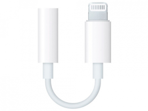 Apple Adapter Lightning to 3.5 mm Headphone Jack MMX62ZM/A [1]