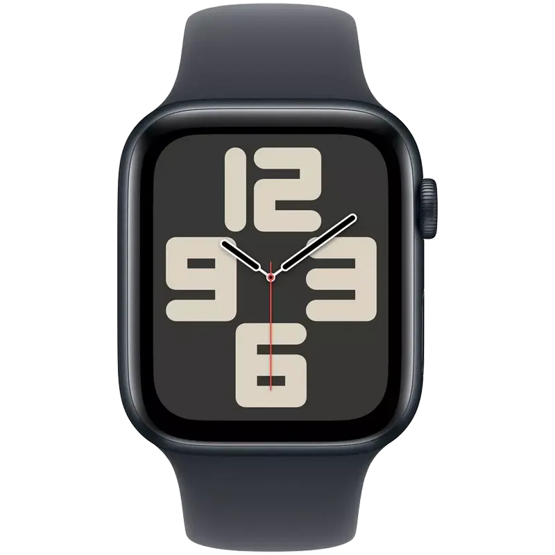 Apple Watch SE 2 40mm, carcasă aluminiu, brățară sport Midnight S/M, GPS, Midnight [1]