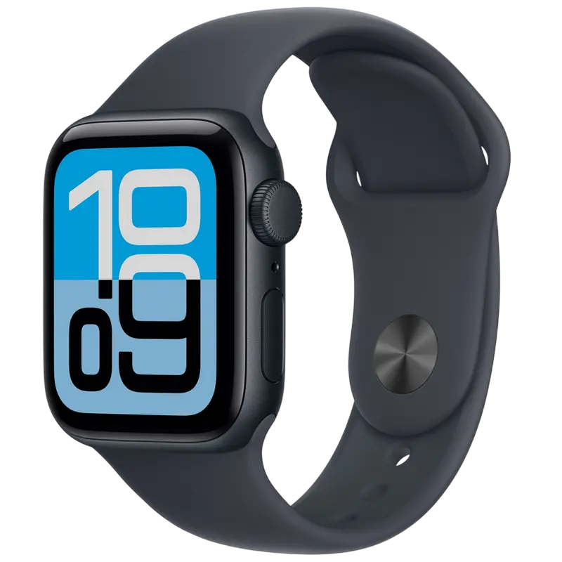 Apple Watch SE 3 40mm, carcasă aluminiu, brățară sport Midnight S/M [1]