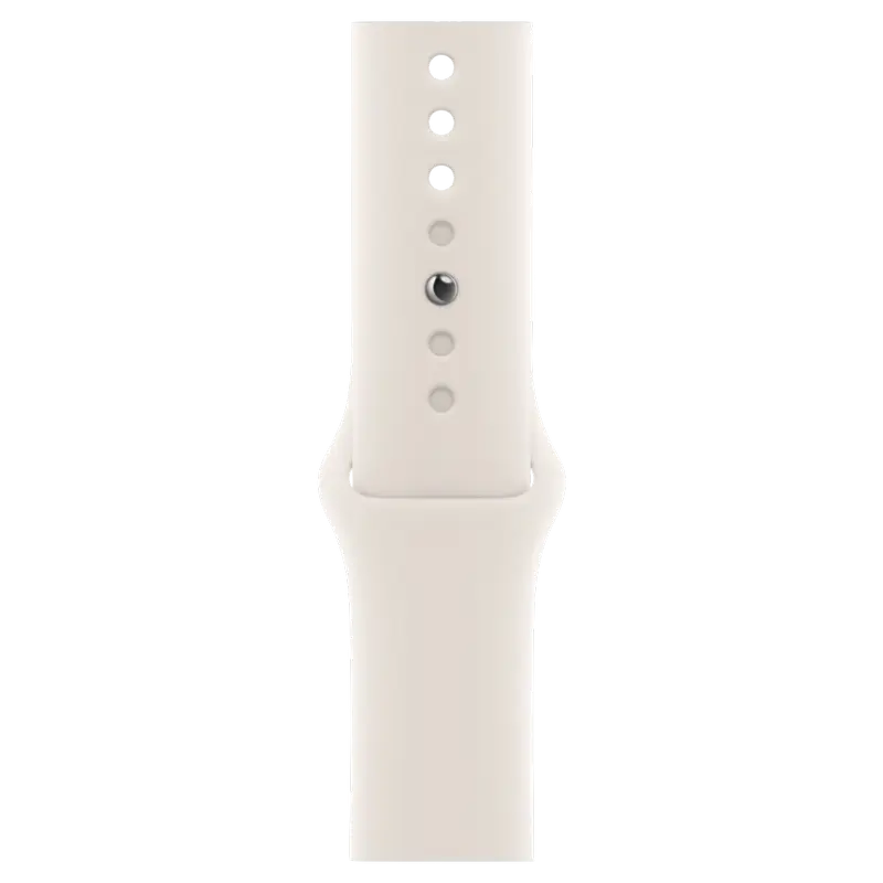 Apple Watch SE 3 44 мм, алюминиевый корпус, спортивный ремешок Starlight S/M, GPS, Starlight [2]