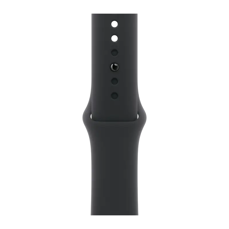 Apple Watch Series 11 GPS, 42mm, carcasă gri spațial, brățară sport neagră S/M [2]