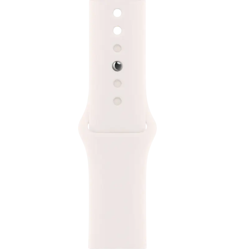 Apple Watch Series 11 GPS, 42mm, carcasă Rose Gold, brățară sport Light Blush S/M [2]