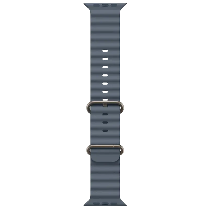 Apple Watch Ultra 3 GPS + Cellular, 49mm, carcasă titan natural, brățară Ocean albastru Anchor [2]