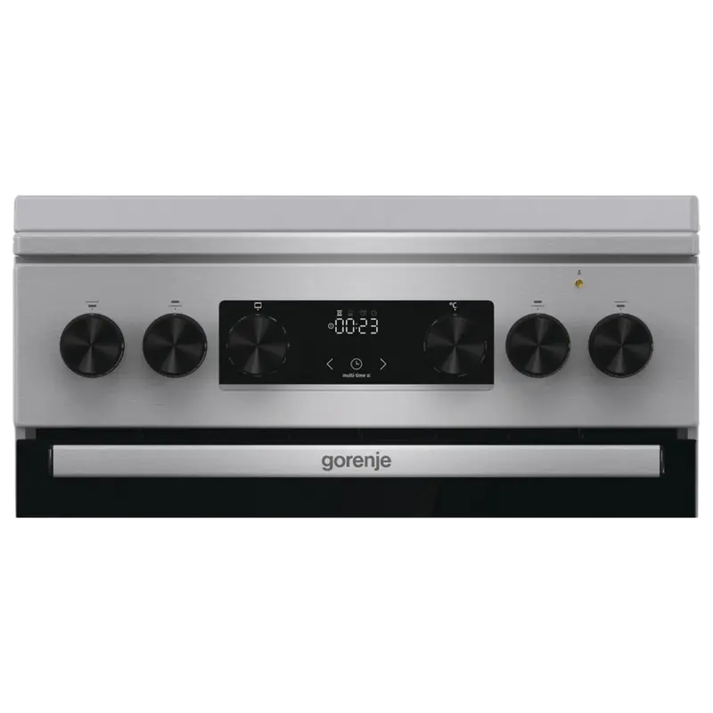 Комбинированная плита Gorenje GKS5C71XF (4 Газовые конфорки, Электрическая духовка ExtraSpace 70 л, Телескопические направляющие, AquaClean, Нержавеющая сталь) [4]