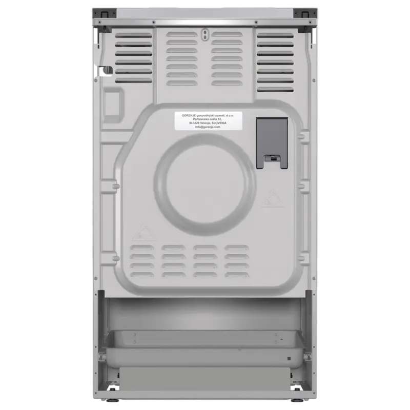 Комбинированная плита Gorenje GKS5C71XF (4 Газовые конфорки, Электрическая духовка ExtraSpace 70 л, Телескопические направляющие, AquaClean, Нержавеющая сталь) [12]
