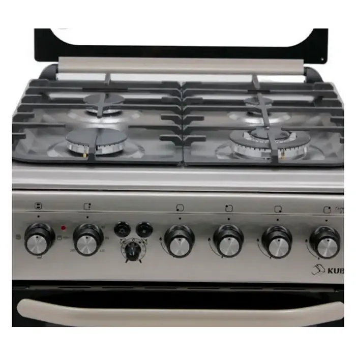 Aragaz Mixt KUBB TDS7302MGALtVss Lux FFD, Plită pe Gaz, Cuptor Electric 64L, Grătare Fontă, Inox [4]
