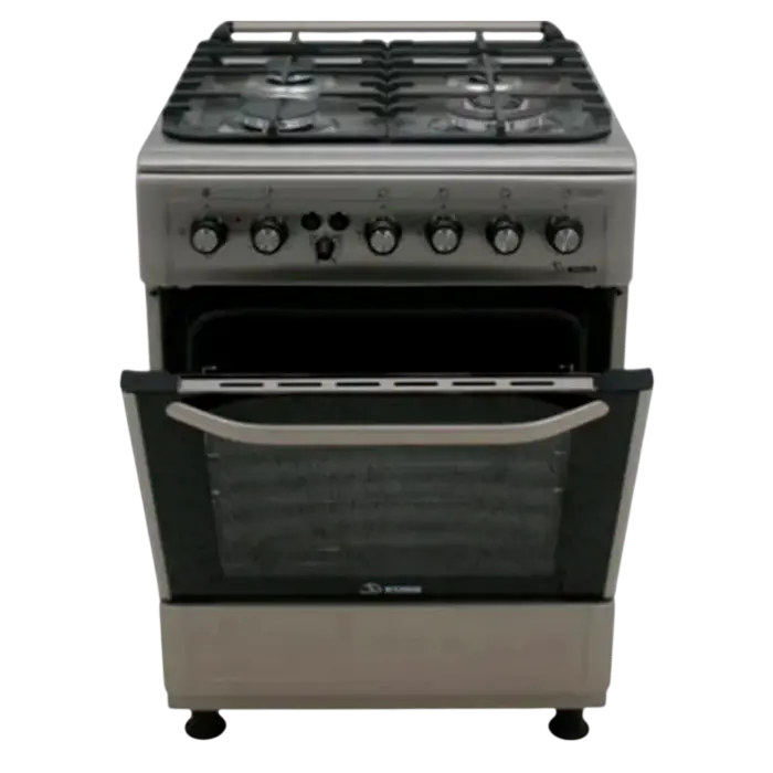 Aragaz Mixt KUBB TDS7302MGALtVss Lux FFD, Plită pe Gaz, Cuptor Electric 64L, Grătare Fontă, Inox [3]