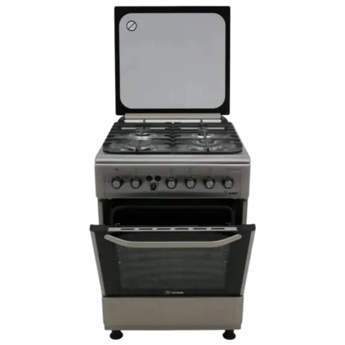 Aragaz Mixt KUBB TDS7302MGALtVss Lux FFD, Plită pe Gaz, Cuptor Electric 64L, Grătare Fontă, Inox [2]