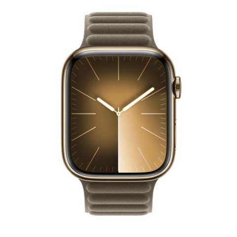Electronice - AS100 Brățară magnetică din material textil țesut pentru iWatch (38/40/41 mm), gri închis