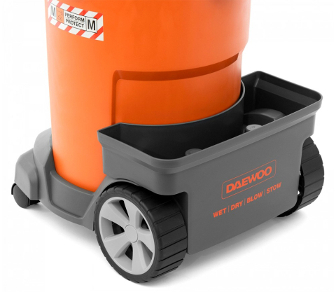 Aspirator industrial DAEWOO DAVC 2500SD (1200 W, 175 mbar, Cuvă 25 L, Uscat/Umed, Filtru HEPA, Priză pentru scule) [3]