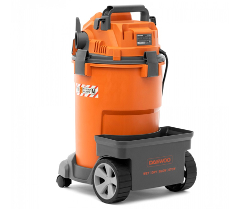 Aspirator industrial DAEWOO DAVC 2500SD (1200 W, 175 mbar, Cuvă 25 L, Uscat/Umed, Filtru HEPA, Priză pentru scule) [2]