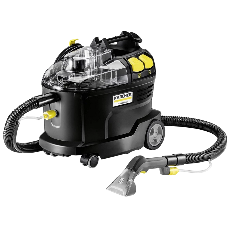 Electrocasnice mari - Aspirator cu injecție-extracție Kärcher Puzzi 8/1 Go!Further Ediție Limitată (1200 W, 270 mbar, Rezervor 8/7 L, Detergent RM 764N inclus, Negru)