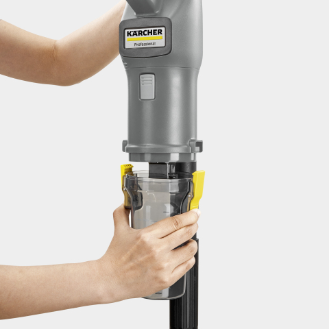 Aspirator uscat pe acumulator Kärcher LVS 1/1 Bp (18 V, 0.35 L, 140 mbar, Filtru HEPA 13, Ciclonic, Fără sac, Antracit) [10]