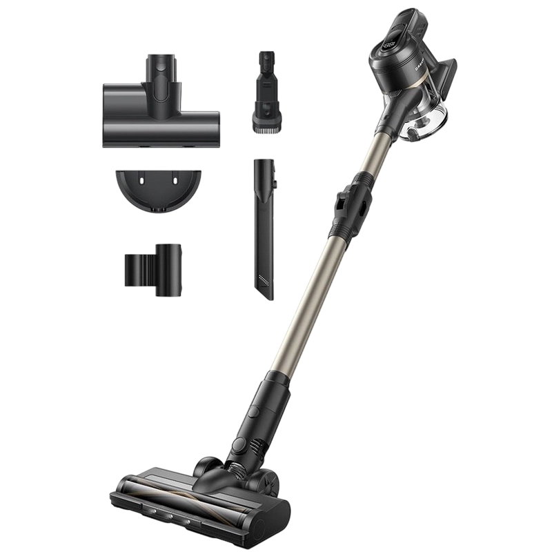 Aspiratoare portabile - Aspirator Vertical Dreame T30 Flex (450 W, Putere aspirare 144 W / 24 kPa, Tub pliabil Flex, Iluminare LED, Autonomie 60 min, Gri)