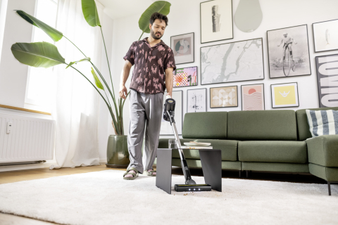 Aspirator vertical fără fir Kärcher VCS 3 Nano Complete – 50 min autonomie, filtru HEPA, senzor de praf, doar 2,2 kg – curățenie germană în format ultra-ușor [8]