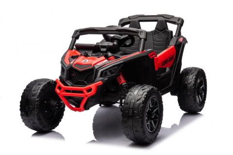 Vehicule cu acumulatori - Детский электроквадроцикл ATV Красный – 12V 10Ah, 4 мотора, MP3, пульт управления, мягкие EVA колёса