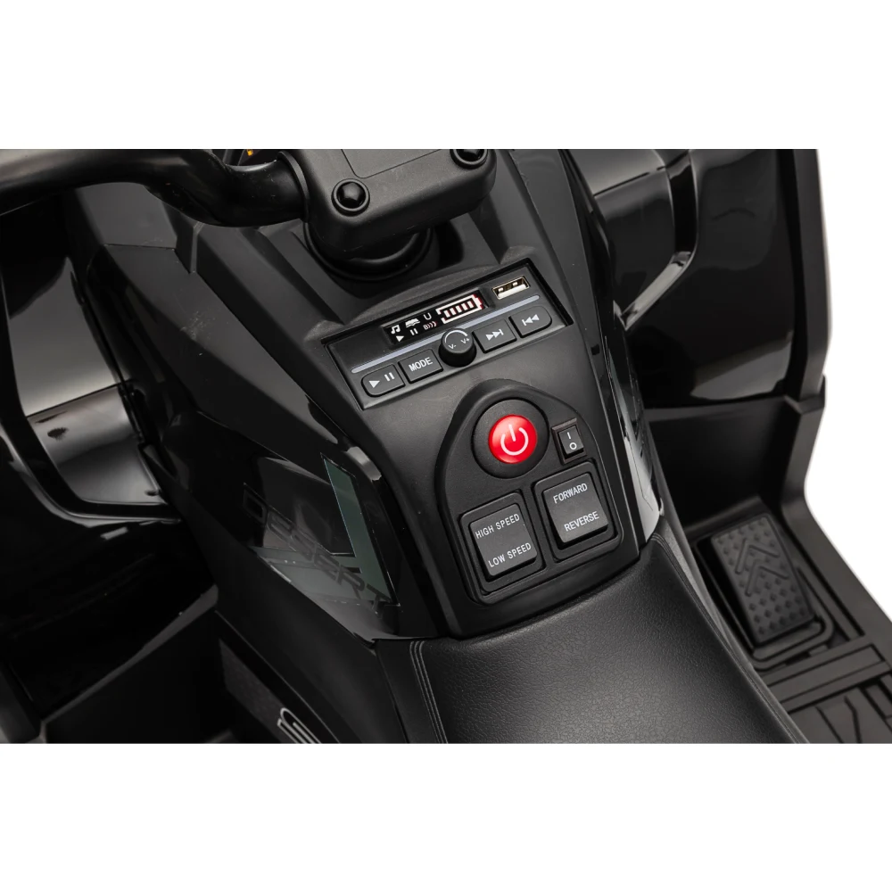 ATV electric Richi MX651/2, Negru – Distracție sigură pentru cei mici [3]