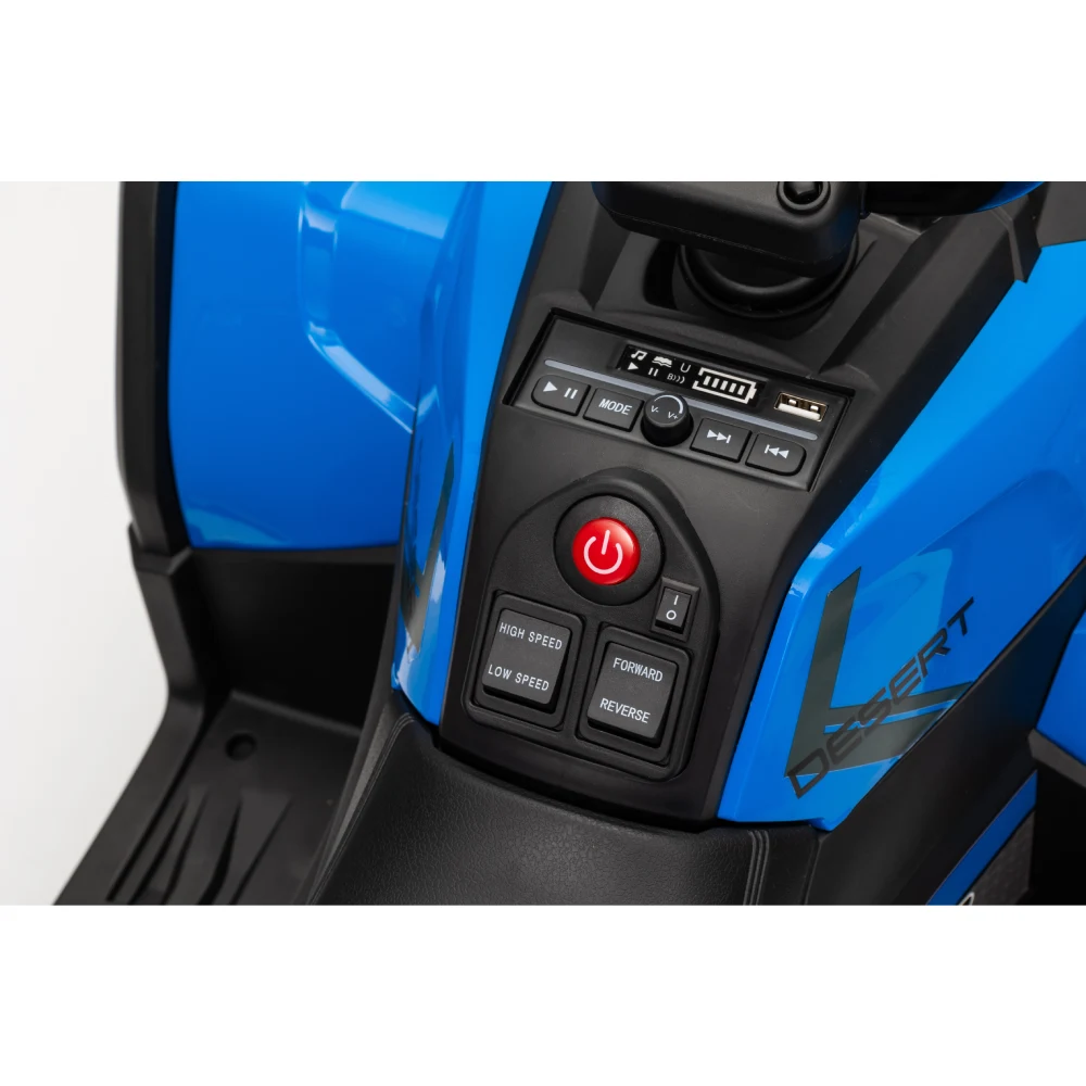 ATV electric Richi MX651/3, Albastru – Aventură sigură și distractivă pentru copii [5]