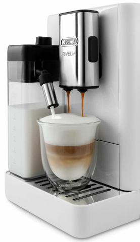 Automat de cafea DeLonghi Rivelia Perfetto EXAM440.55.W, Alb [1]