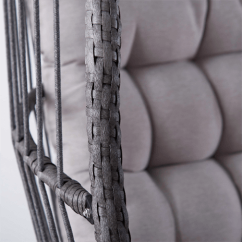 Подвесные качели-кокон JAMIE Grey – эргономичный релакс премиум-класса [1]