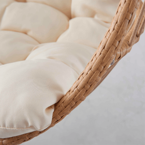 Balansoar suspendat de tip cocon JAMIE Natural – Relaxare ergonomicã și confort premium [1]